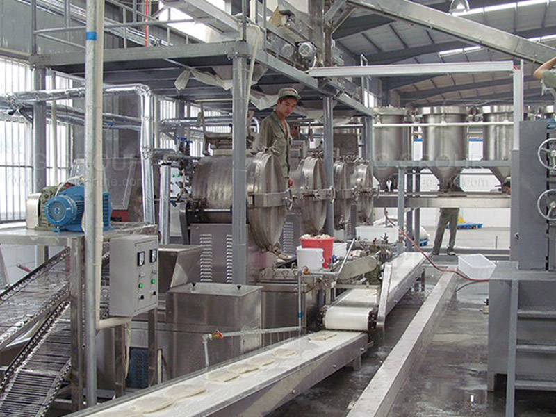 雪米饼干生产线